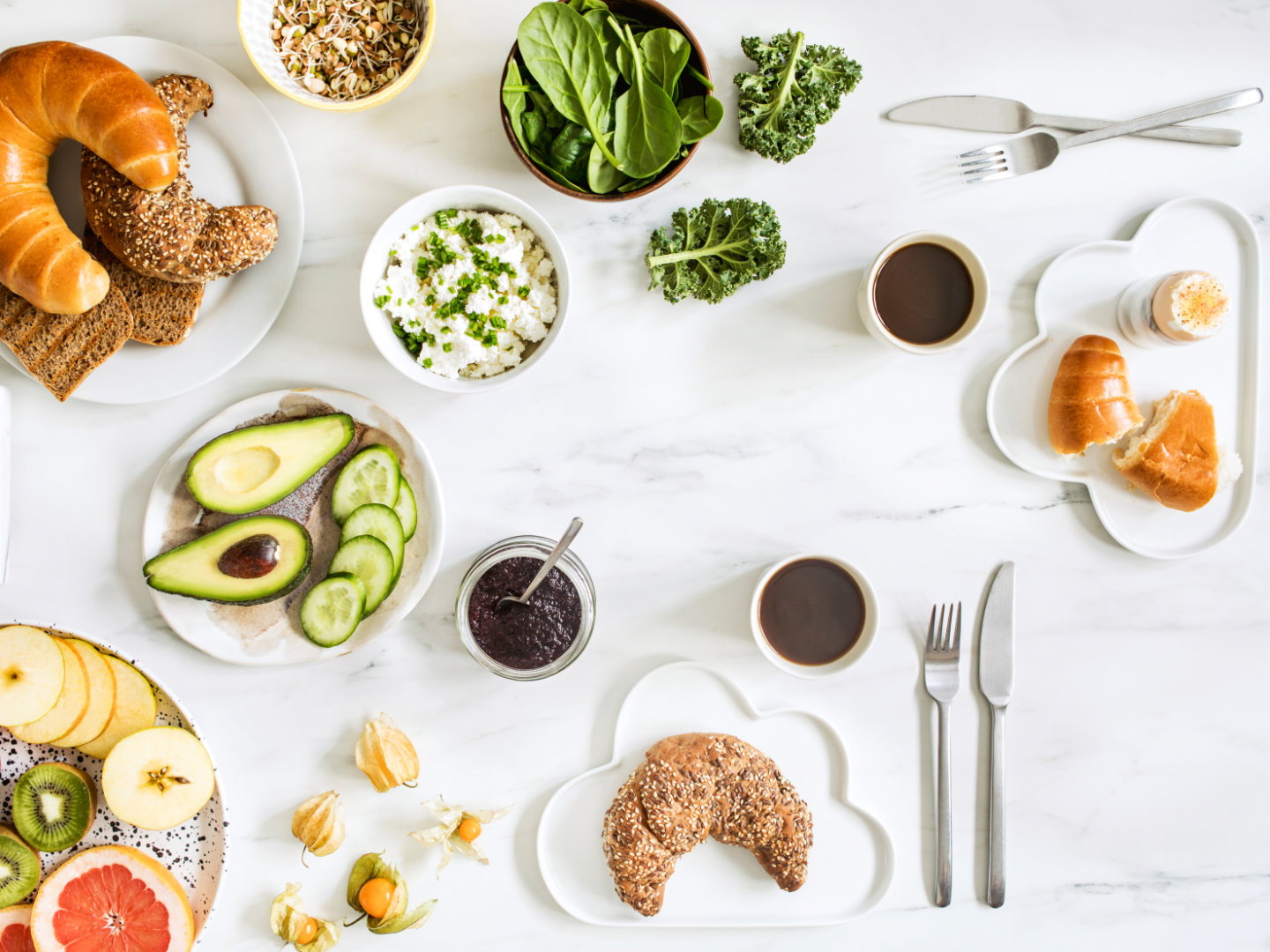 Breakfast table