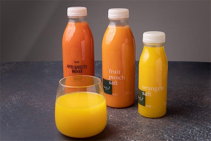 Frisch gepresste Säfte