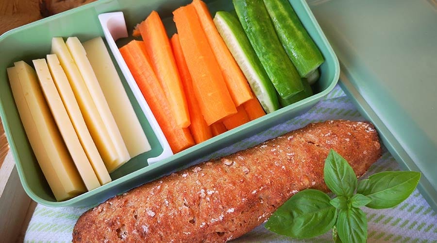Käse-Karotten-Gurken Sticks